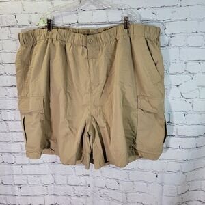 KingSize Cargo Shorts‎ Big Tall Mens Size 5XL Tan Beige Cotton Chino Khaki